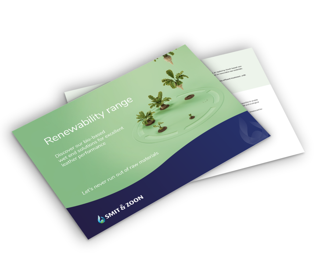 Biobased wet end chemicals for leather making